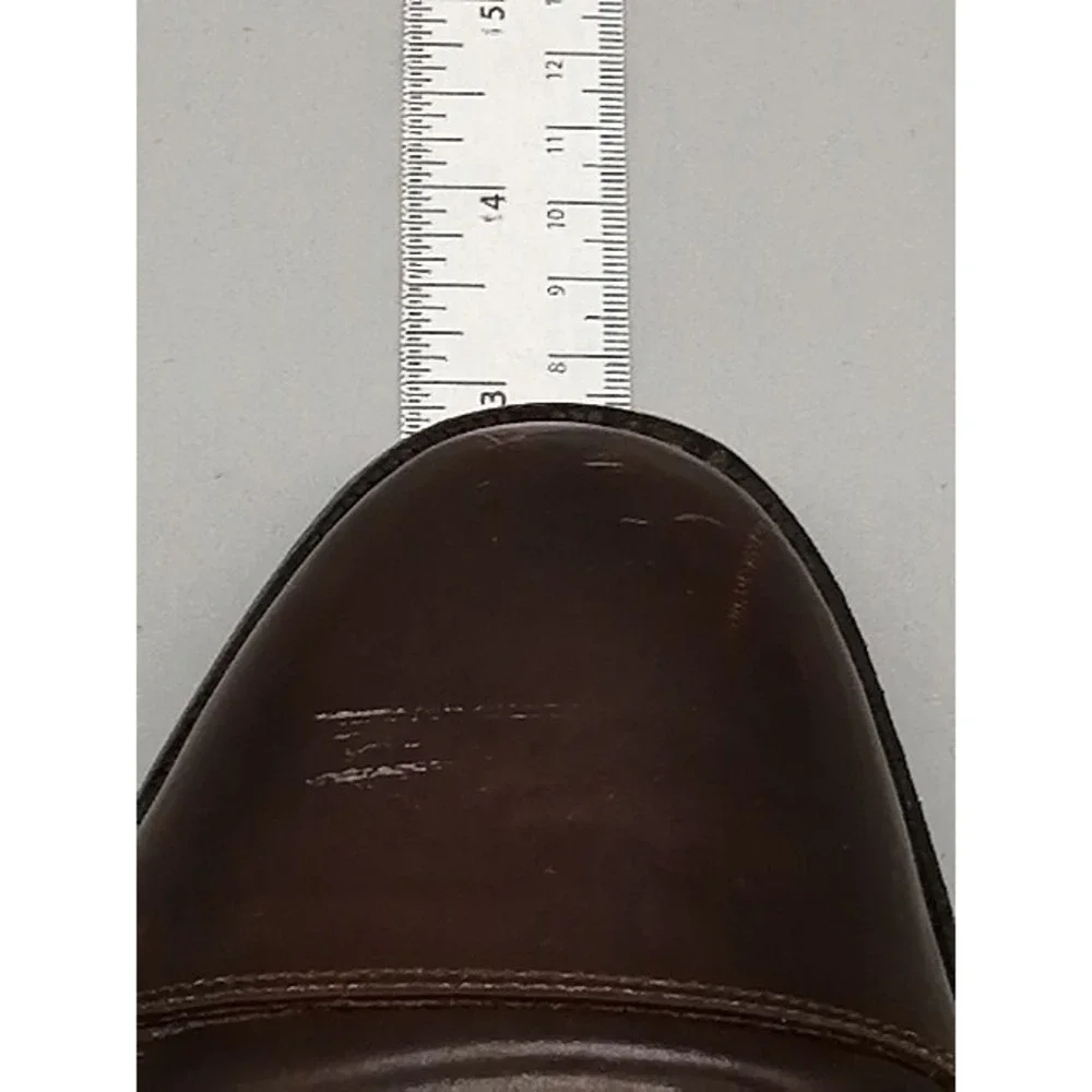 Johnston & Murphy Shoes Oxfords Mens 15463-11 Brown 10.5 Dress Leather Classic